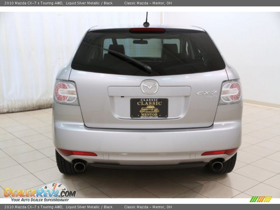 2010 Mazda CX-7 s Touring AWD Liquid Silver Metallic / Black Photo #14