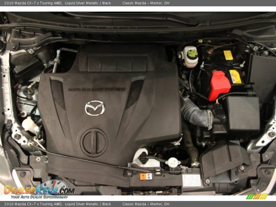 2010 Mazda CX-7 s Touring AWD Liquid Silver Metallic / Black Photo #15