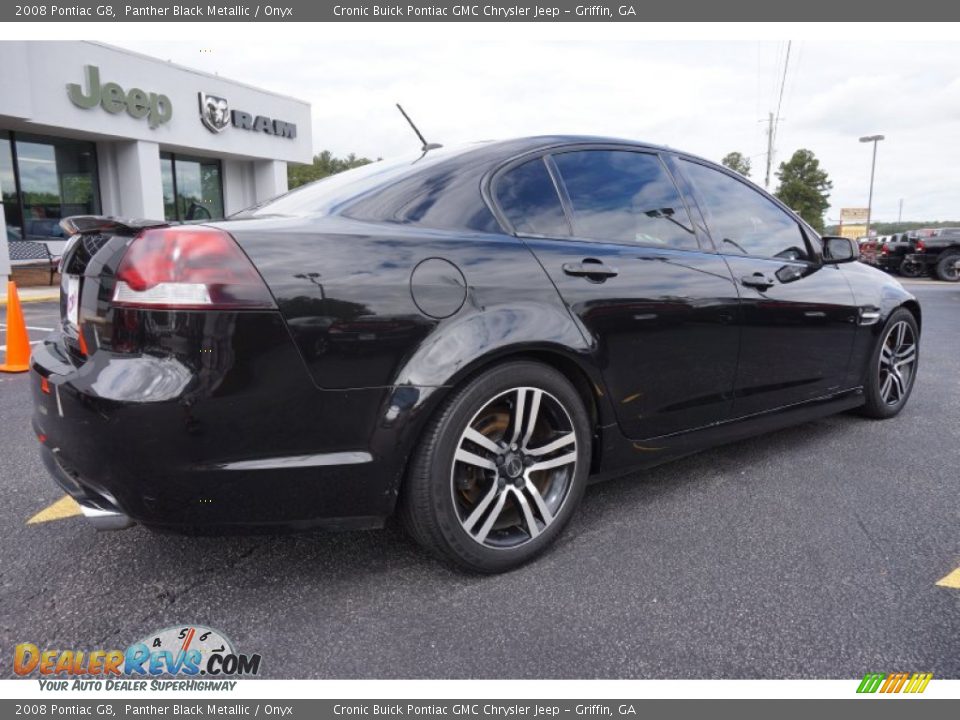 2008 Pontiac G8 Panther Black Metallic / Onyx Photo #7