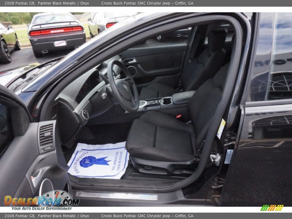 2008 Pontiac G8 Panther Black Metallic / Onyx Photo #9