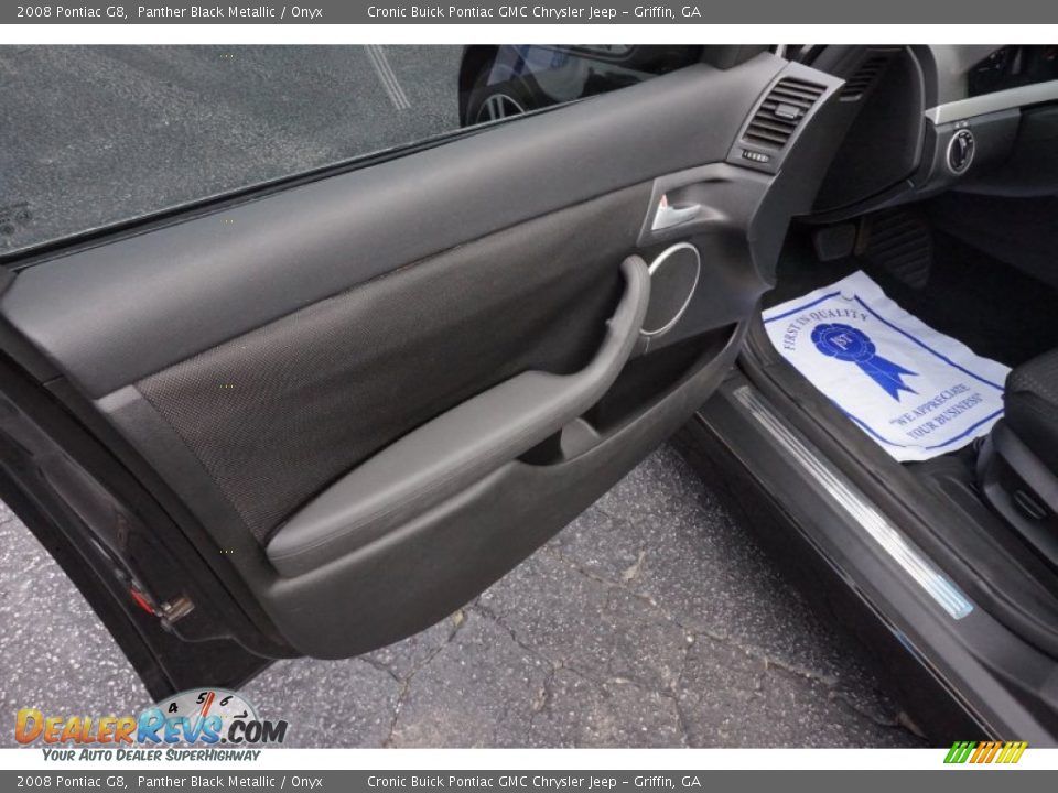 2008 Pontiac G8 Panther Black Metallic / Onyx Photo #11