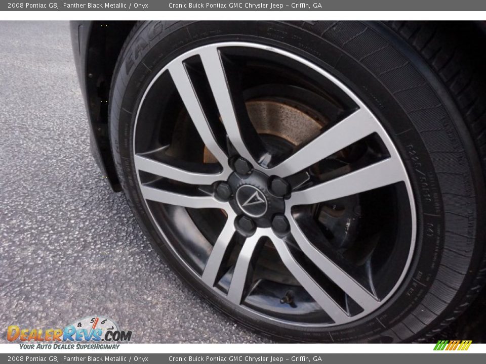 2008 Pontiac G8 Panther Black Metallic / Onyx Photo #12