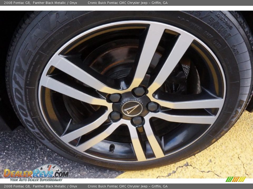 2008 Pontiac G8 Panther Black Metallic / Onyx Photo #14