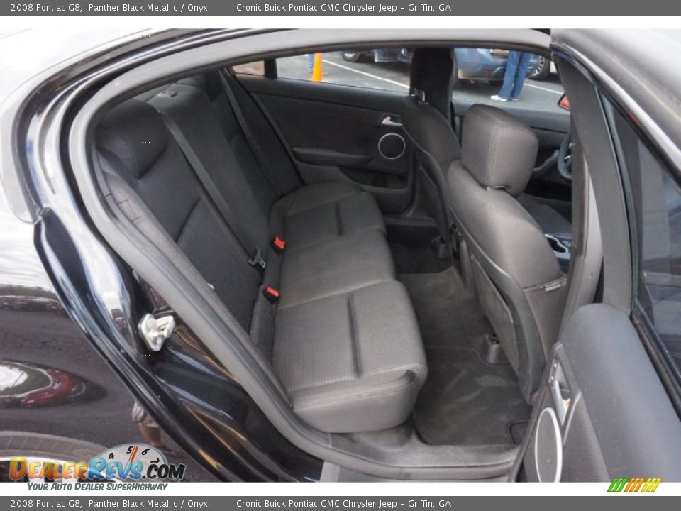 2008 Pontiac G8 Panther Black Metallic / Onyx Photo #15