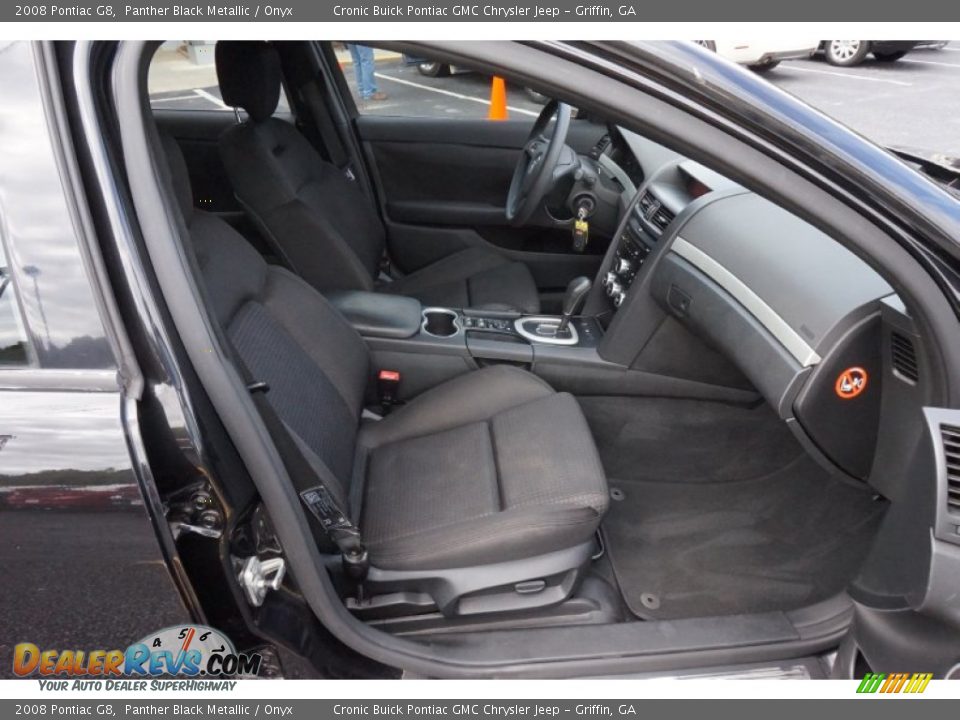 2008 Pontiac G8 Panther Black Metallic / Onyx Photo #16