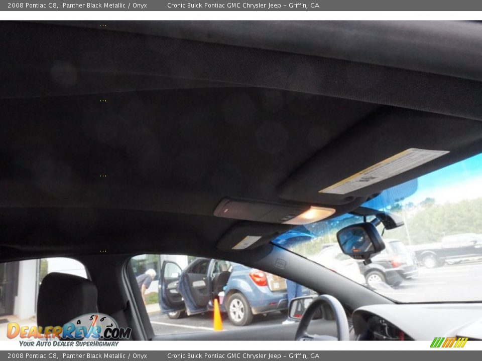 2008 Pontiac G8 Panther Black Metallic / Onyx Photo #17