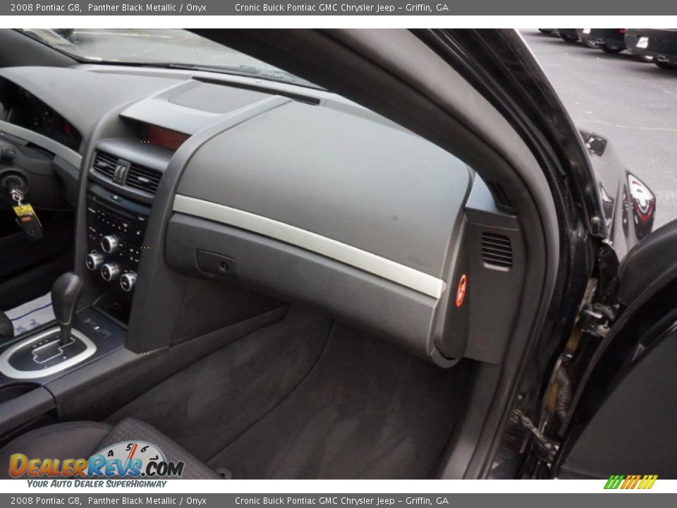 2008 Pontiac G8 Panther Black Metallic / Onyx Photo #18