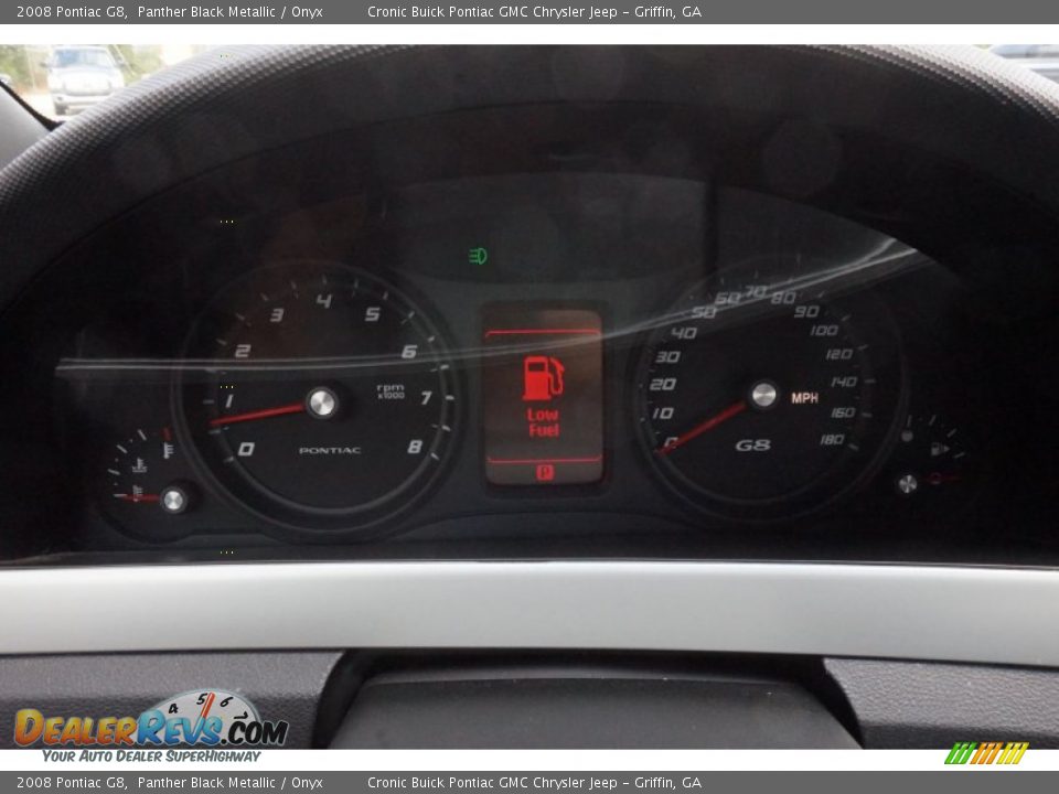 2008 Pontiac G8 Panther Black Metallic / Onyx Photo #20