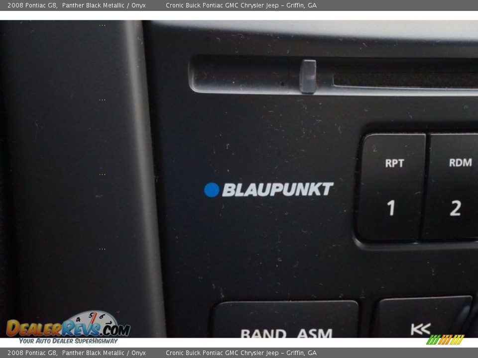 2008 Pontiac G8 Panther Black Metallic / Onyx Photo #23