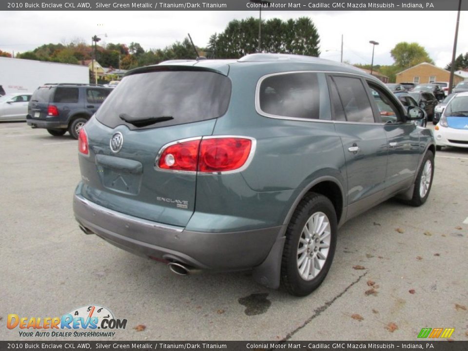 2010 Buick Enclave CXL AWD Silver Green Metallic / Titanium/Dark Titanium Photo #6