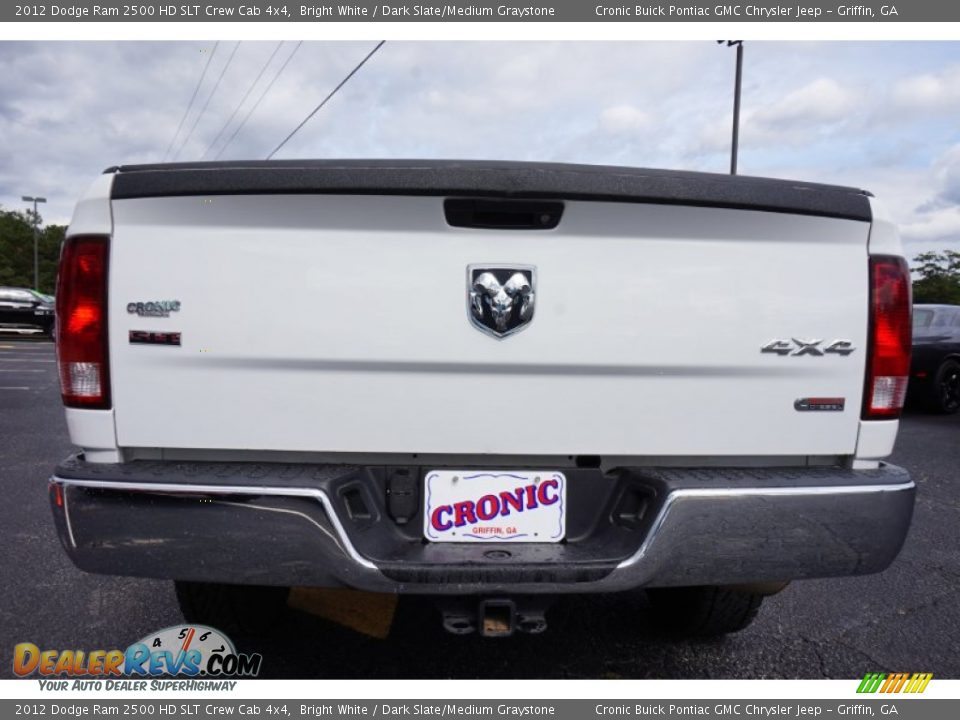 2012 Dodge Ram 2500 HD SLT Crew Cab 4x4 Bright White / Dark Slate/Medium Graystone Photo #5