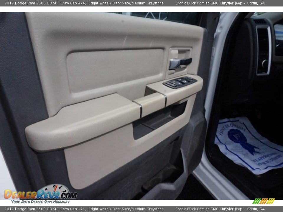 2012 Dodge Ram 2500 HD SLT Crew Cab 4x4 Bright White / Dark Slate/Medium Graystone Photo #11