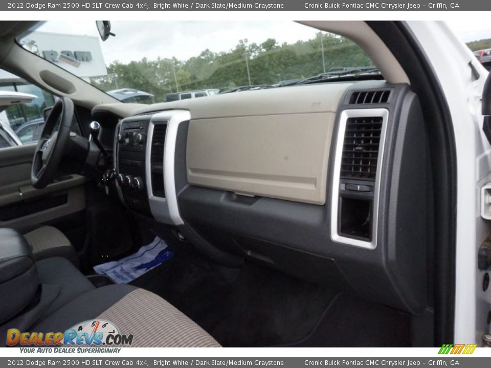 2012 Dodge Ram 2500 HD SLT Crew Cab 4x4 Bright White / Dark Slate/Medium Graystone Photo #20