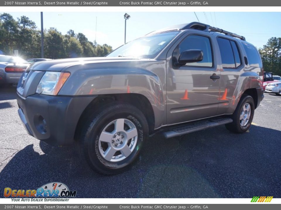 2007 Nissan Xterra S Desert Stone Metallic / Steel/Graphite Photo #3