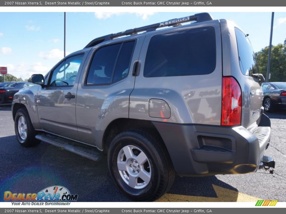 2007 Nissan Xterra S Desert Stone Metallic / Steel/Graphite Photo #5