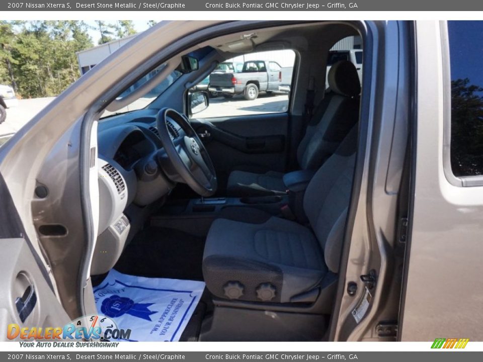 2007 Nissan Xterra S Desert Stone Metallic / Steel/Graphite Photo #9