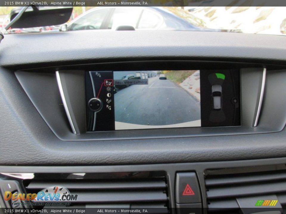 2015 BMW X1 xDrive28i Alpine White / Beige Photo #18