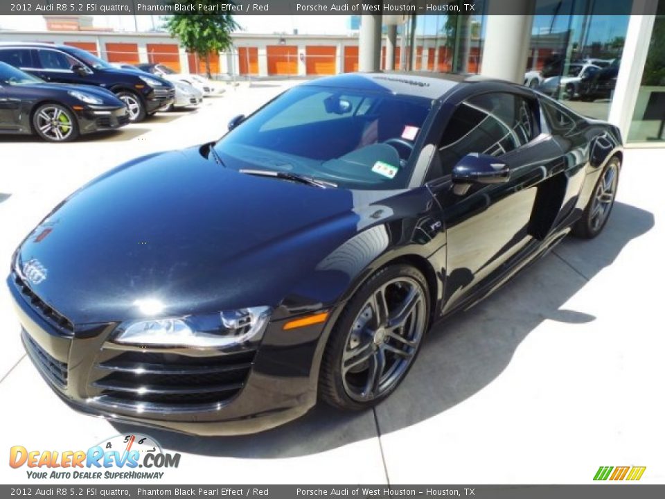 Phantom Black Pearl Effect 2012 Audi R8 5.2 FSI quattro Photo #3