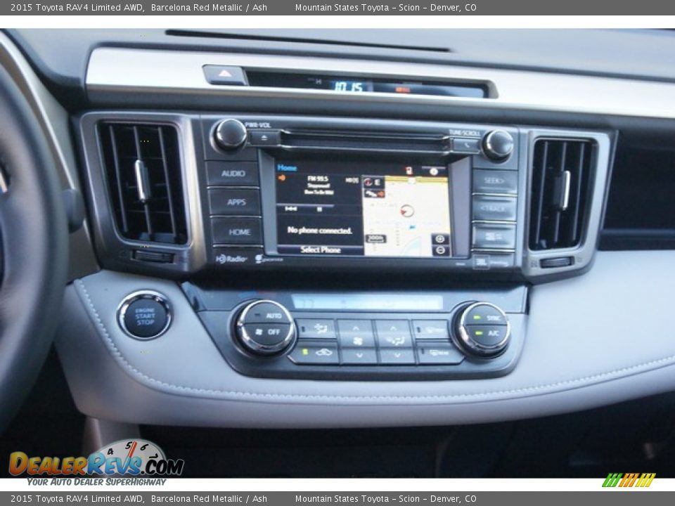 2015 Toyota RAV4 Limited AWD Barcelona Red Metallic / Ash Photo #6