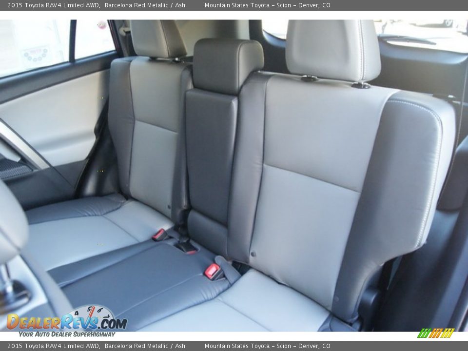 2015 Toyota RAV4 Limited AWD Barcelona Red Metallic / Ash Photo #7