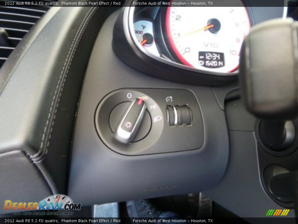 Controls of 2012 Audi R8 5.2 FSI quattro Photo #29