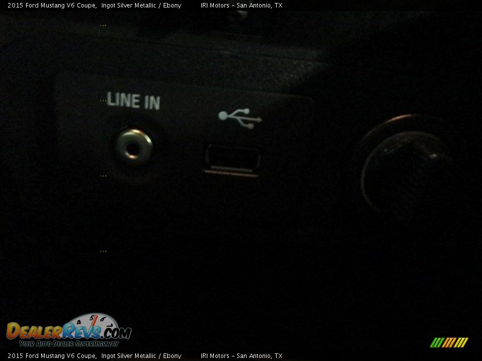 2015 Ford Mustang V6 Coupe Ingot Silver Metallic / Ebony Photo #22