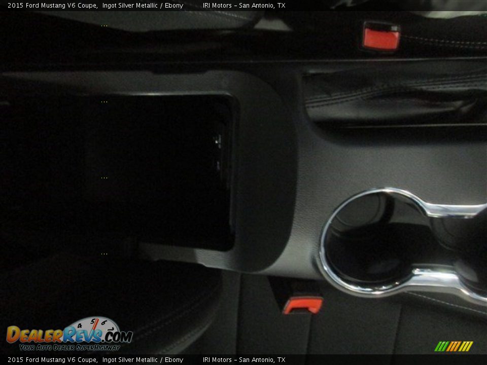 2015 Ford Mustang V6 Coupe Ingot Silver Metallic / Ebony Photo #23