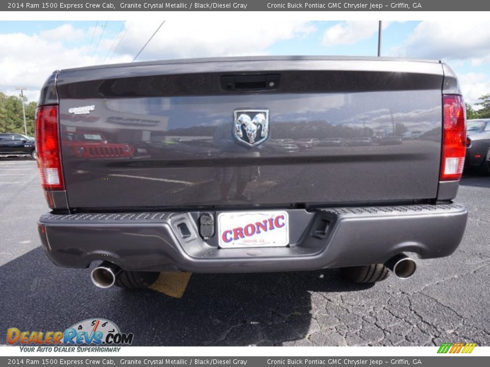 2014 Ram 1500 Express Crew Cab Granite Crystal Metallic / Black/Diesel Gray Photo #6