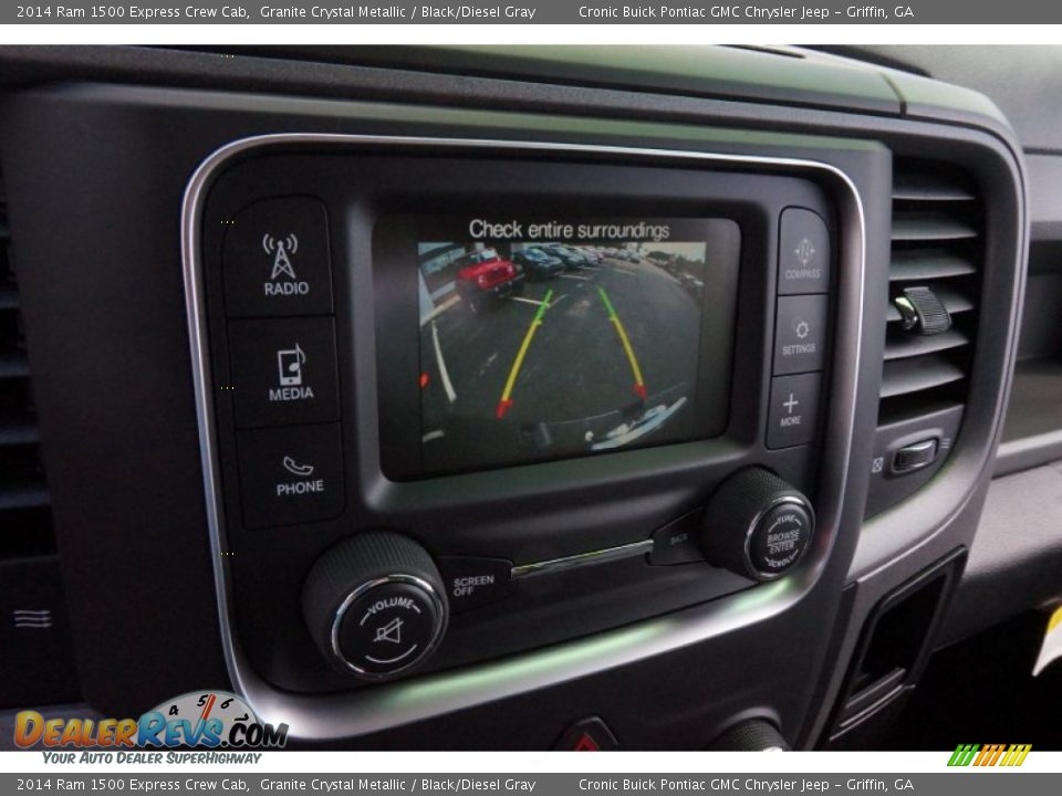 2014 Ram 1500 Express Crew Cab Granite Crystal Metallic / Black/Diesel Gray Photo #15