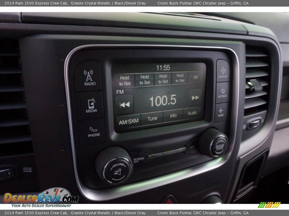 2014 Ram 1500 Express Crew Cab Granite Crystal Metallic / Black/Diesel Gray Photo #16