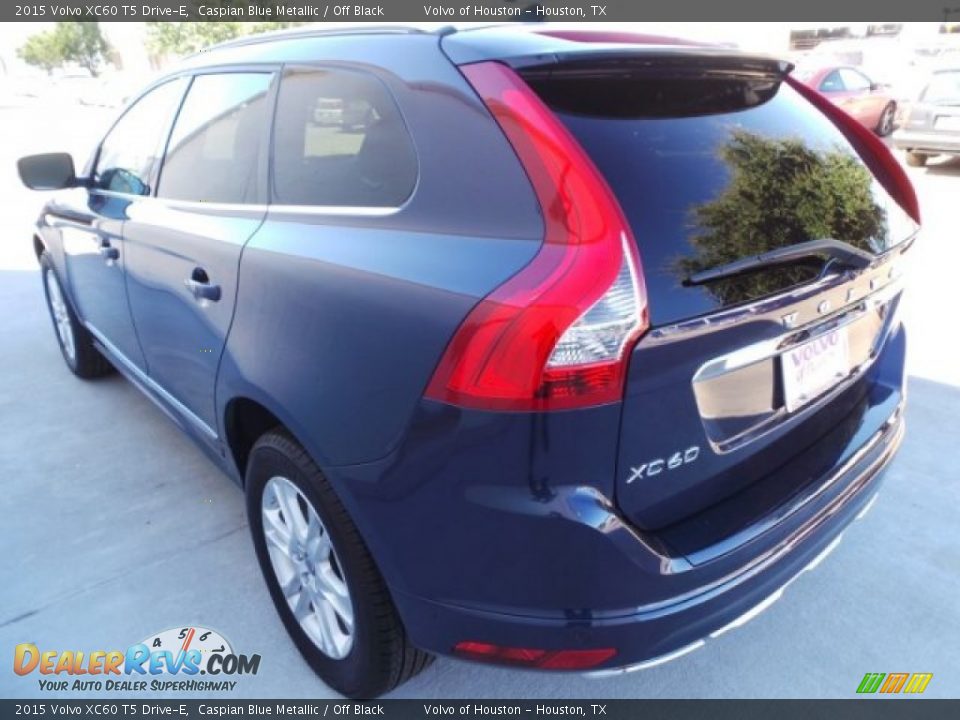 2015 Volvo XC60 T5 Drive-E Caspian Blue Metallic / Off Black Photo #4