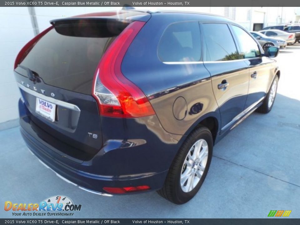 2015 Volvo XC60 T5 Drive-E Caspian Blue Metallic / Off Black Photo #6