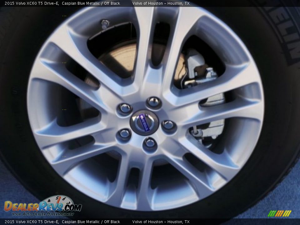 2015 Volvo XC60 T5 Drive-E Caspian Blue Metallic / Off Black Photo #8