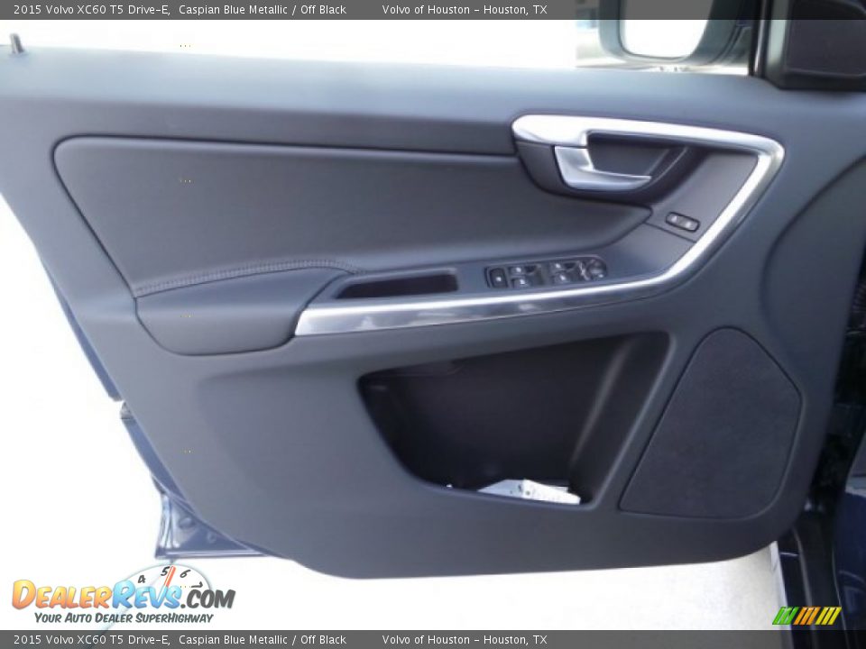 2015 Volvo XC60 T5 Drive-E Caspian Blue Metallic / Off Black Photo #9