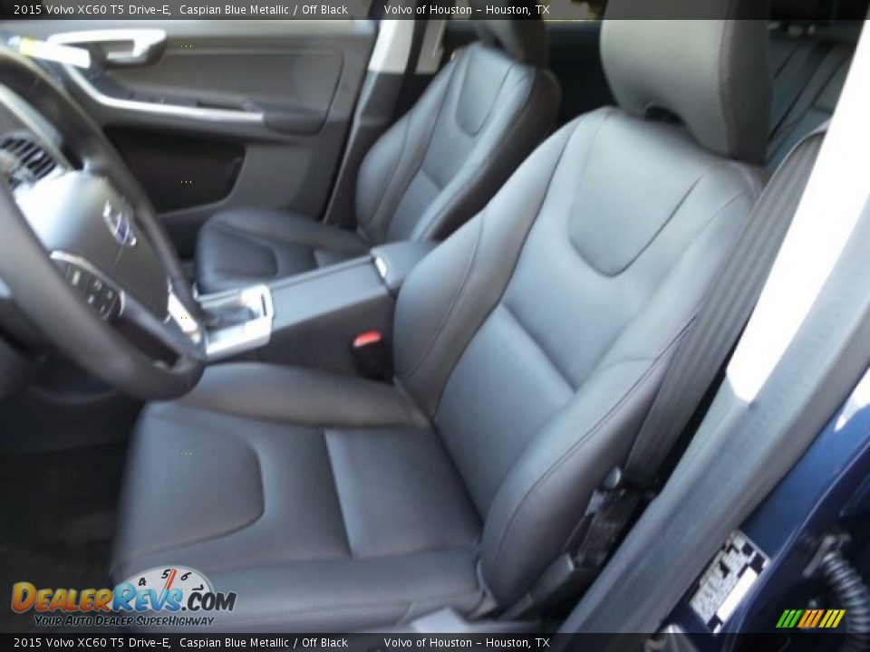 2015 Volvo XC60 T5 Drive-E Caspian Blue Metallic / Off Black Photo #11