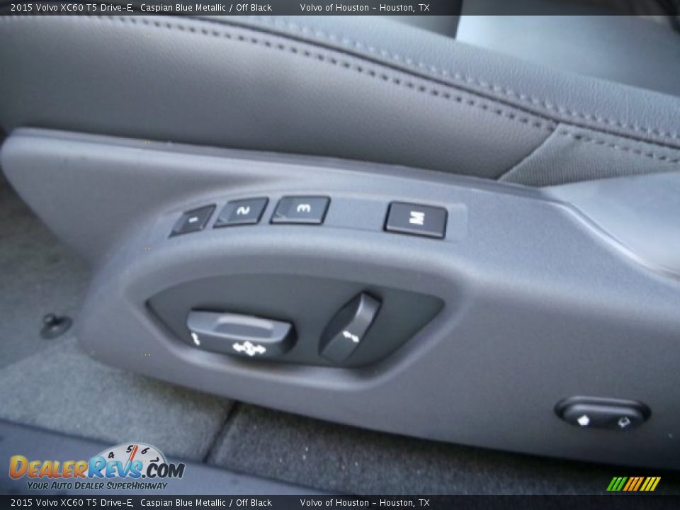 2015 Volvo XC60 T5 Drive-E Caspian Blue Metallic / Off Black Photo #12