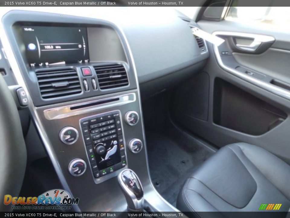 2015 Volvo XC60 T5 Drive-E Caspian Blue Metallic / Off Black Photo #13