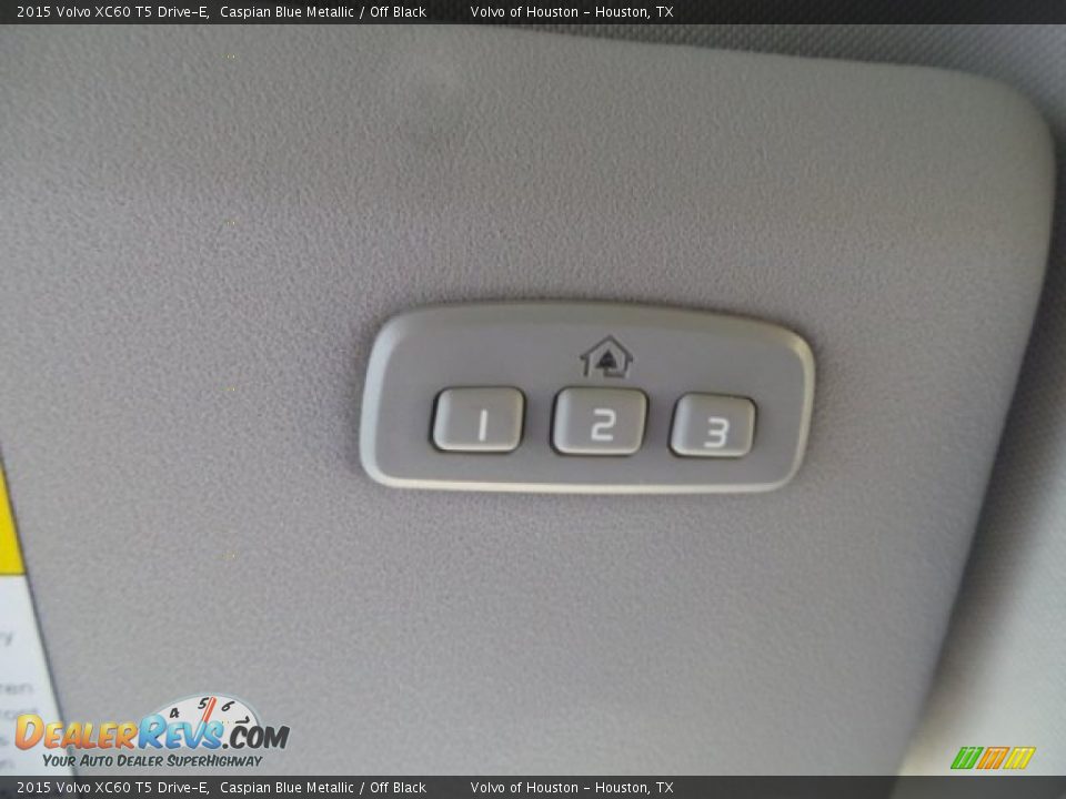 2015 Volvo XC60 T5 Drive-E Caspian Blue Metallic / Off Black Photo #15