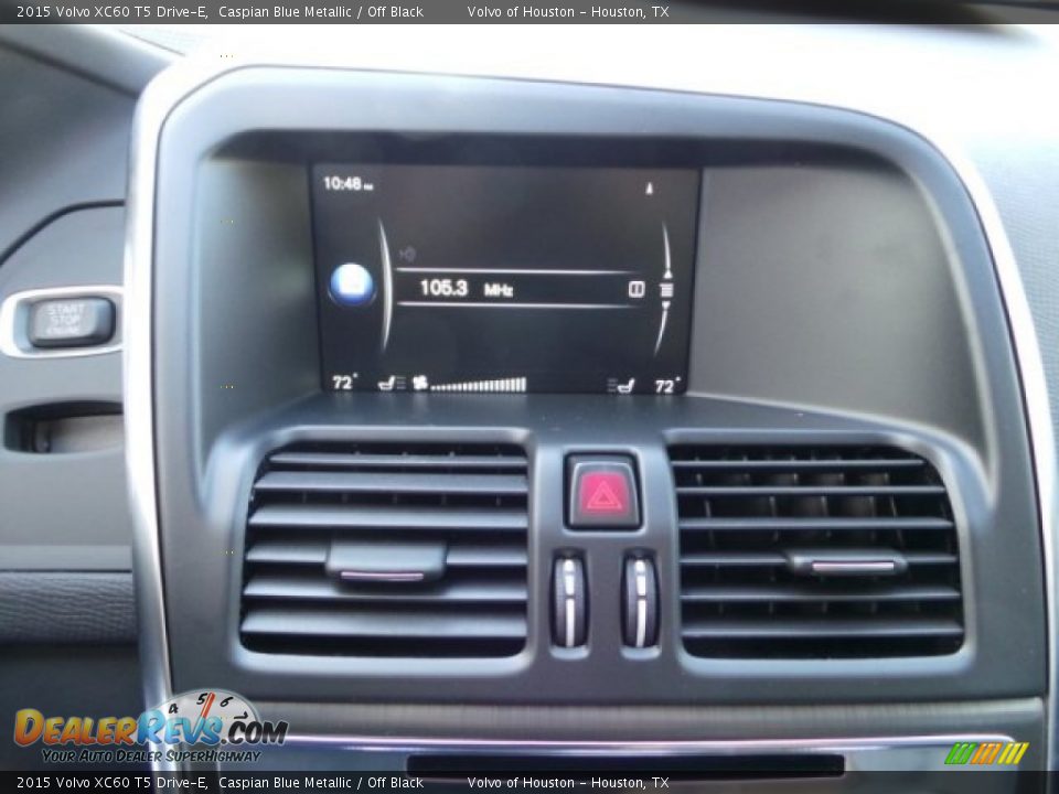 2015 Volvo XC60 T5 Drive-E Caspian Blue Metallic / Off Black Photo #17