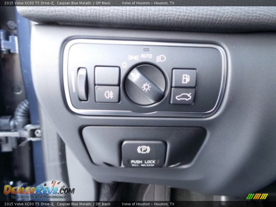 2015 Volvo XC60 T5 Drive-E Caspian Blue Metallic / Off Black Photo #22