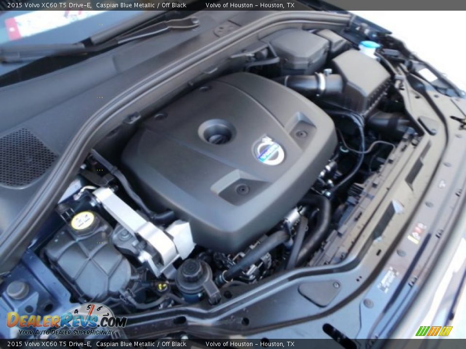 2015 Volvo XC60 T5 Drive-E Caspian Blue Metallic / Off Black Photo #30