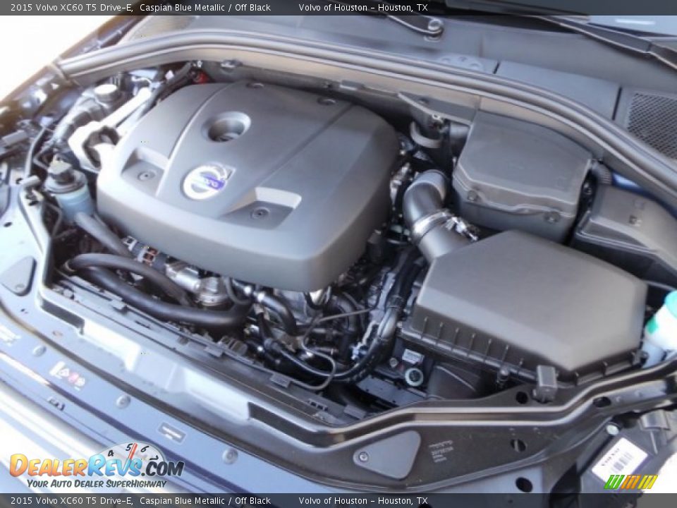 2015 Volvo XC60 T5 Drive-E Caspian Blue Metallic / Off Black Photo #31