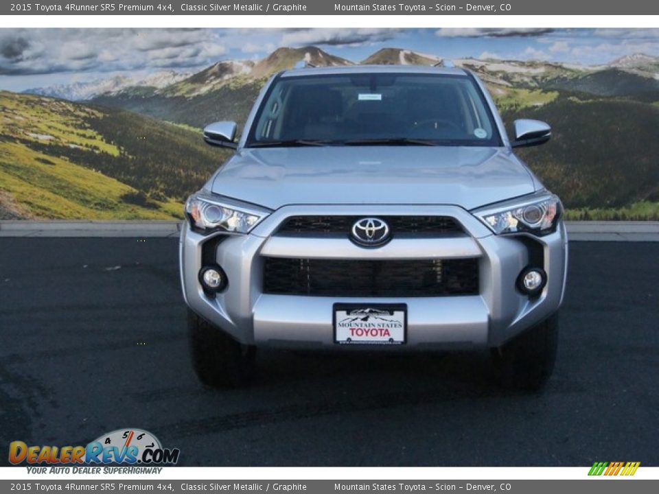 2015 Toyota 4Runner SR5 Premium 4x4 Classic Silver Metallic / Graphite Photo #2