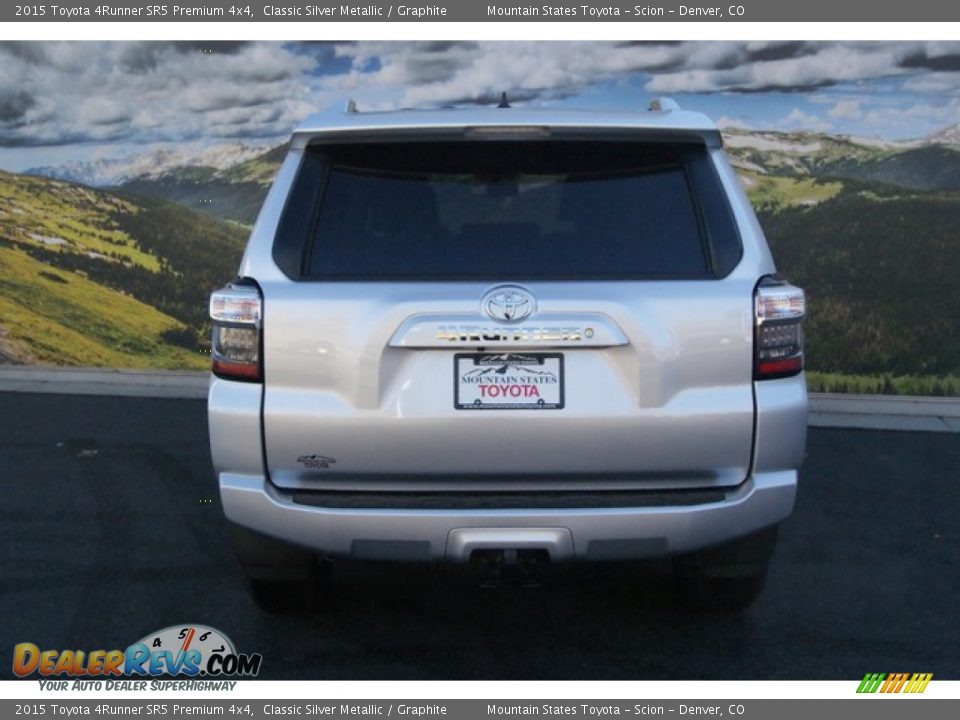 2015 Toyota 4Runner SR5 Premium 4x4 Classic Silver Metallic / Graphite Photo #4