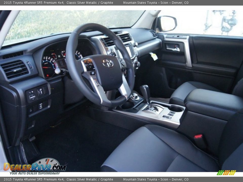 2015 Toyota 4Runner SR5 Premium 4x4 Classic Silver Metallic / Graphite Photo #5