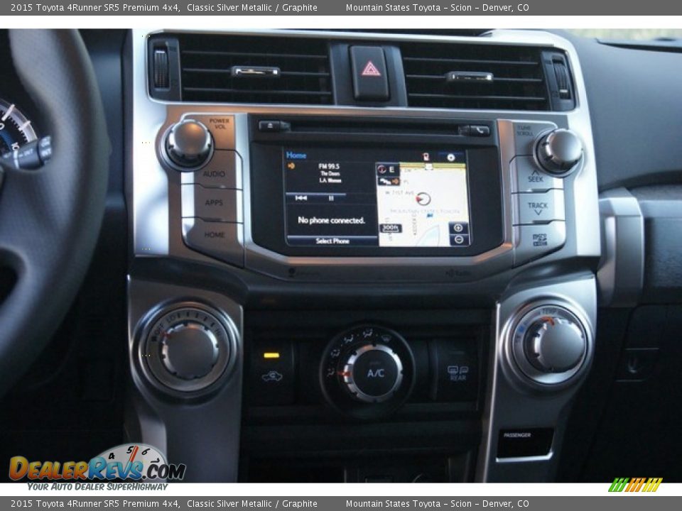 2015 Toyota 4Runner SR5 Premium 4x4 Classic Silver Metallic / Graphite Photo #6