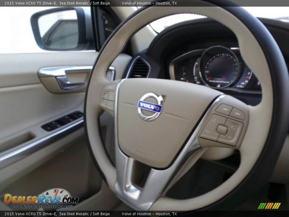 2015 Volvo XC60 T5 Drive-E Sea Shell Metallic / Soft Beige Photo #27