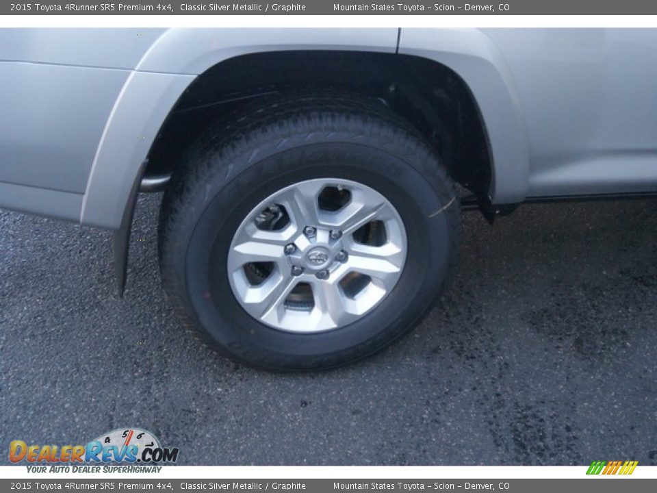 2015 Toyota 4Runner SR5 Premium 4x4 Classic Silver Metallic / Graphite Photo #9