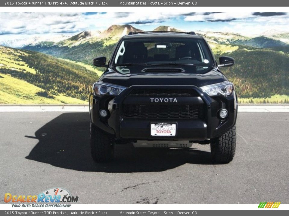 2015 Toyota 4Runner TRD Pro 4x4 Attitude Black / Black Photo #3