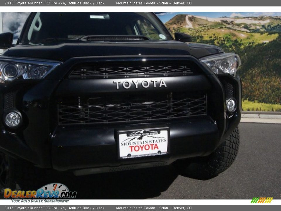 2015 Toyota 4Runner TRD Pro 4x4 Attitude Black / Black Photo #4